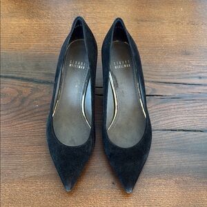 Stuart Weitzman Black Suede Women's Pumps